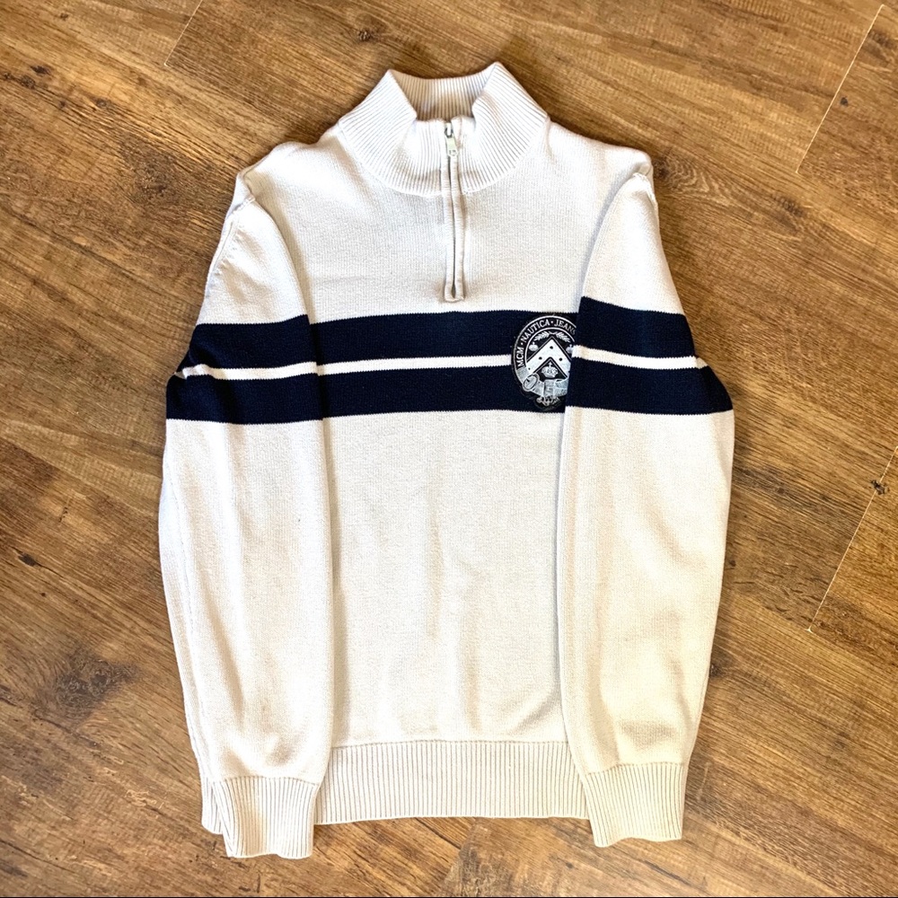 Náutica Vintage 1/2 zip up pullover sweater